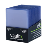 VAULT X RIGID TOPLOADERS 35PT - 3"x4" (50 PACK)