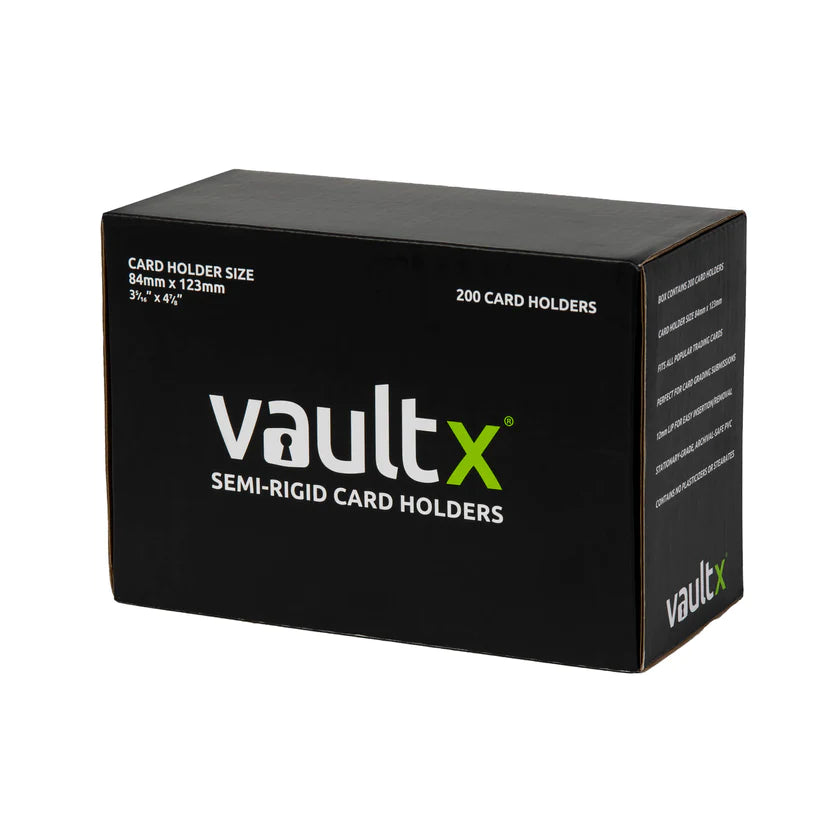 VAULT X SEMI-RIGID (50) CARD HOLDERS