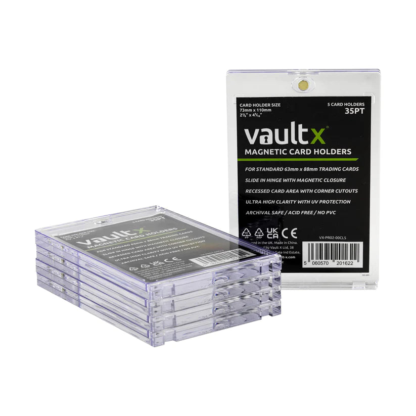 VAULT X MAGNETIC CARD (5) HOLDERS 35PT