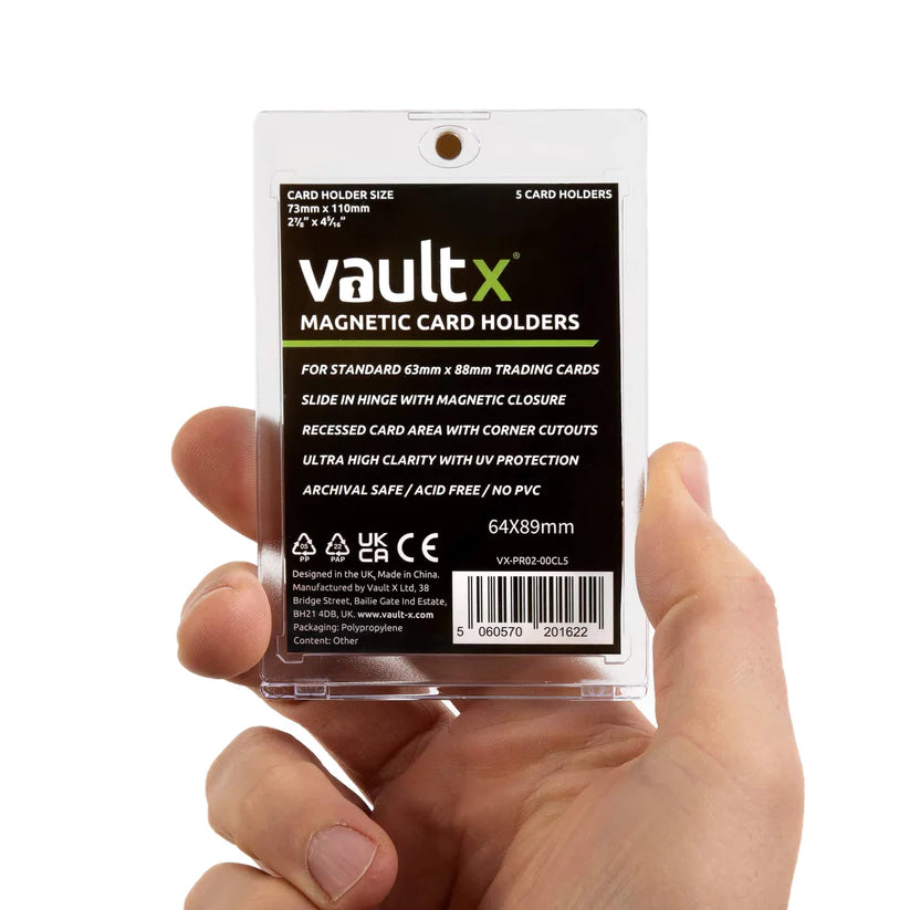 VAULT X MAGNETIC CARD (5) HOLDERS 35PT