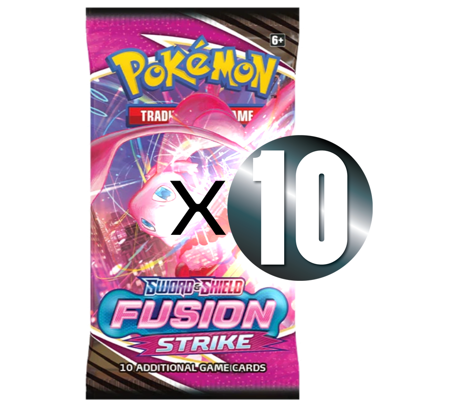 LIVE: Pokemon - Fusion Strike: 10 x Pack