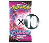 LIVE: Pokemon - Fusion Strike: 10 x Pack