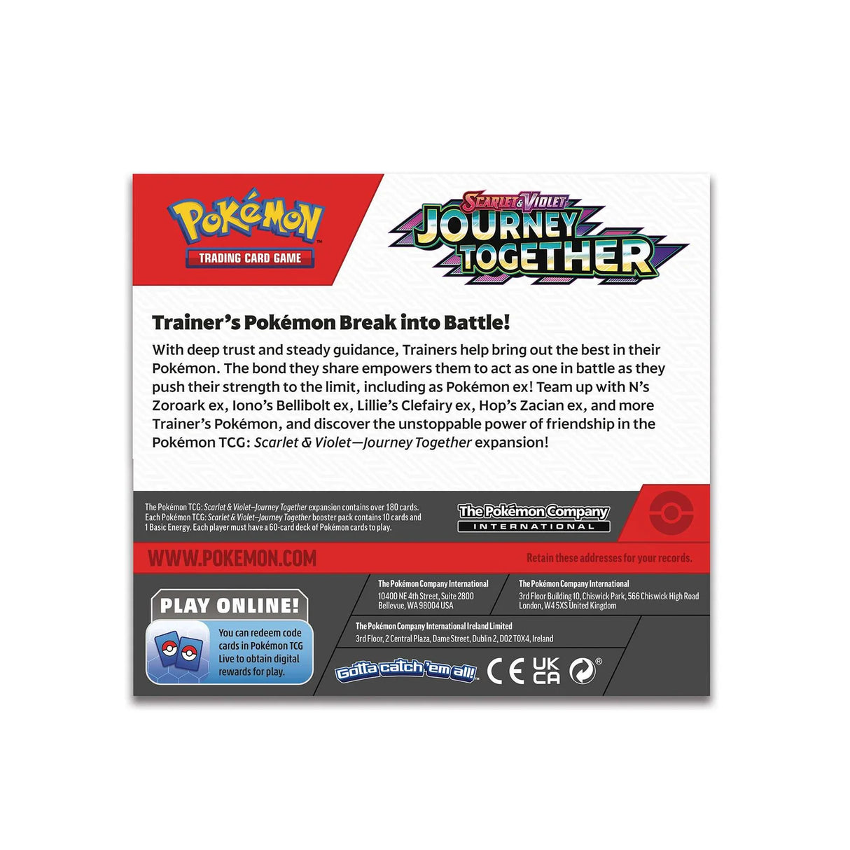 Pokemon: Scarlet & Violet 9 - Journey Together - Booster CDU