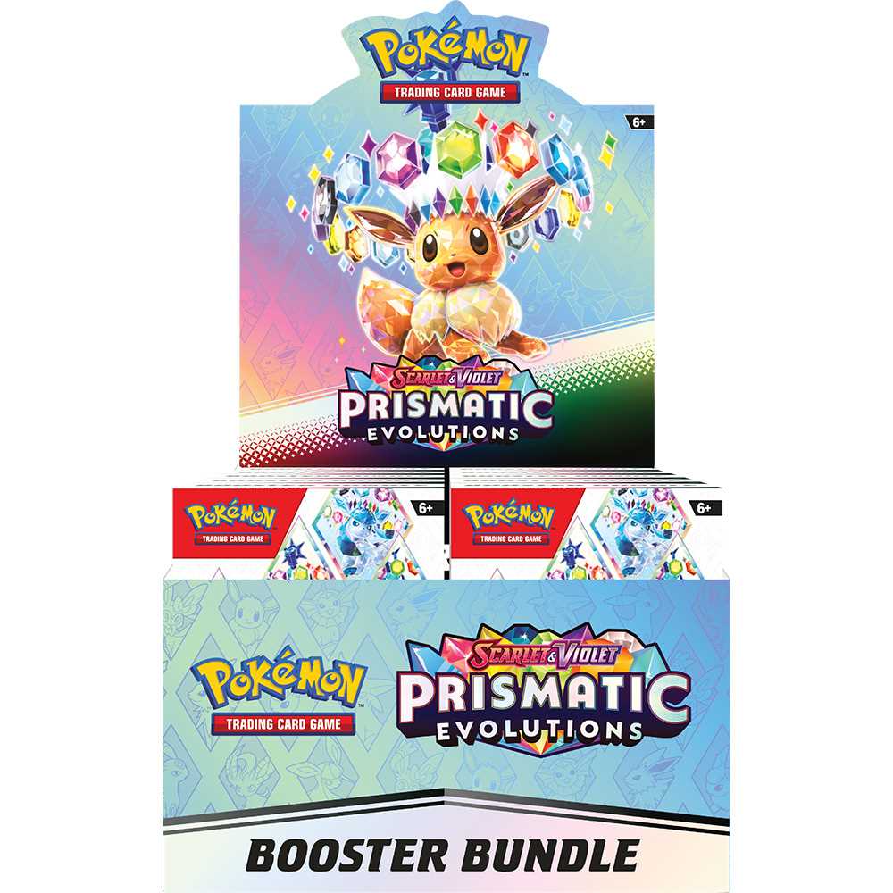 Pokemon: Scarlet & Violet - Prismatic Evolutions - Booster Bundle