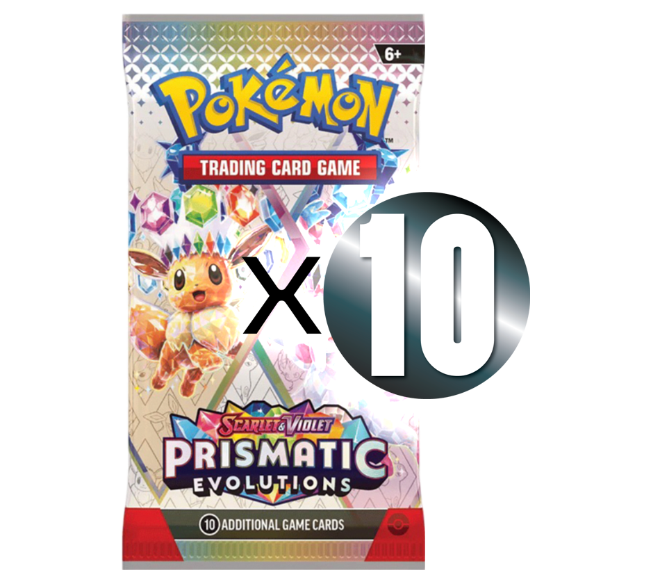 LIVE: Pokemon - Prismatic Evolution: 10 x Pack