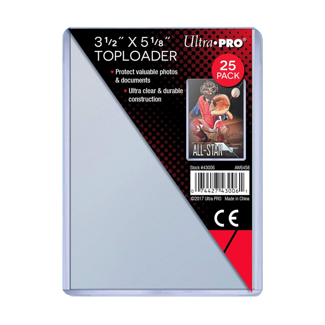 Ultra Pro Toploader (Mega Cards) - 3 1/2" x 5 1/2"