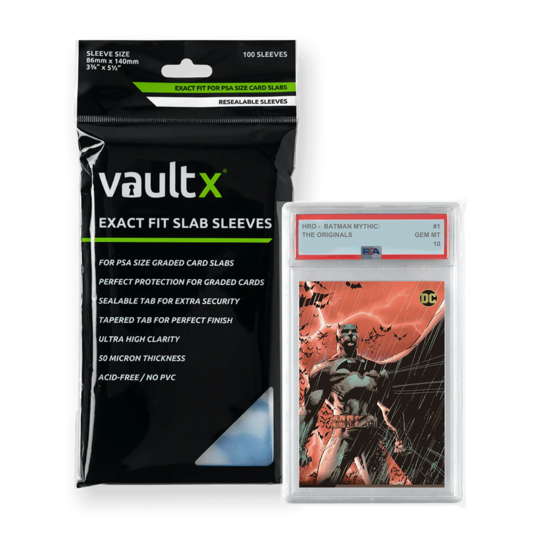 VAULT X EXACT FIT SLAB (100) SLEEVES PSA