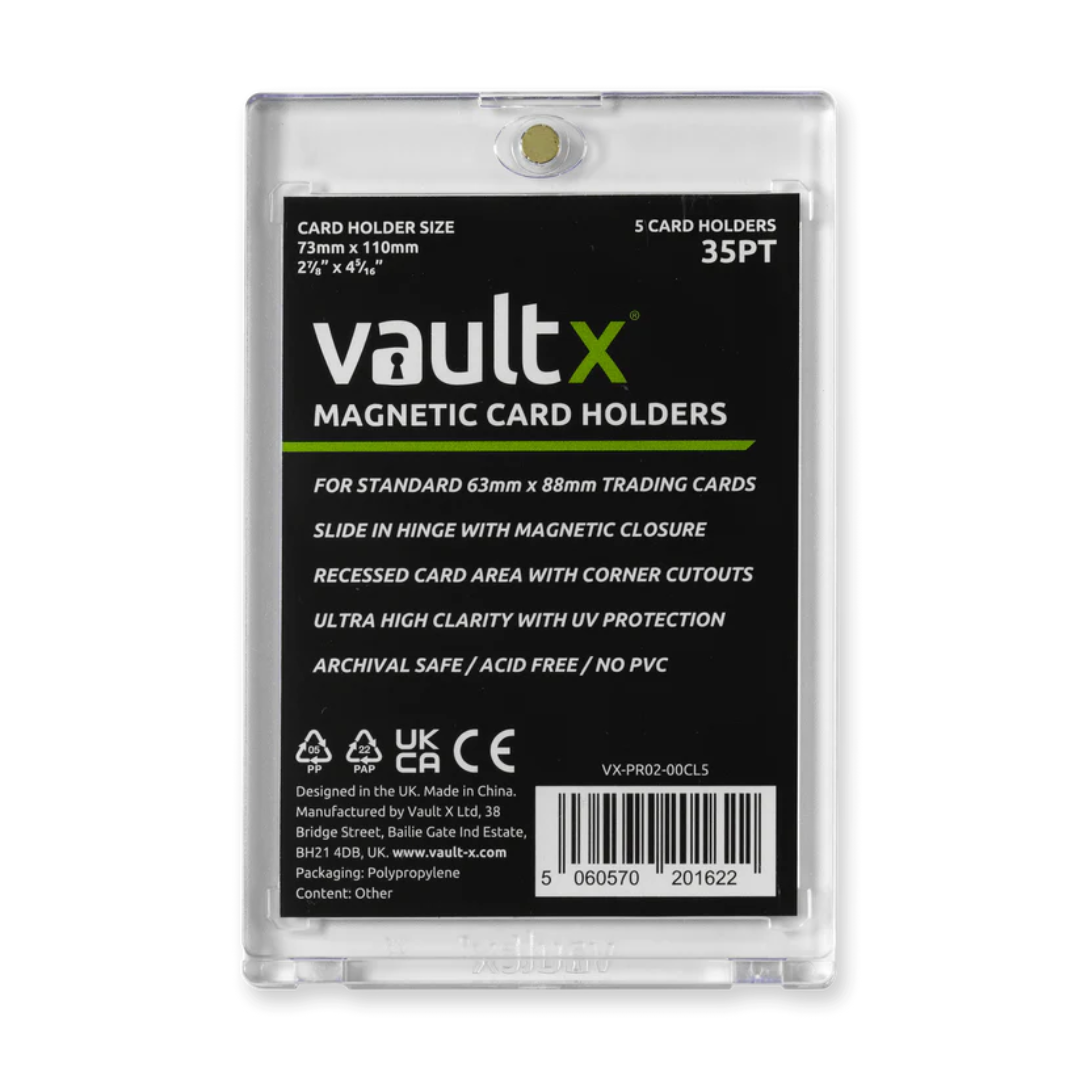 VAULT X MAGNETIC CARD (5) HOLDERS 35PT