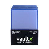 VAULT X RIGID TOPLOADERS 35PT - 3"x4" (50 PACK)