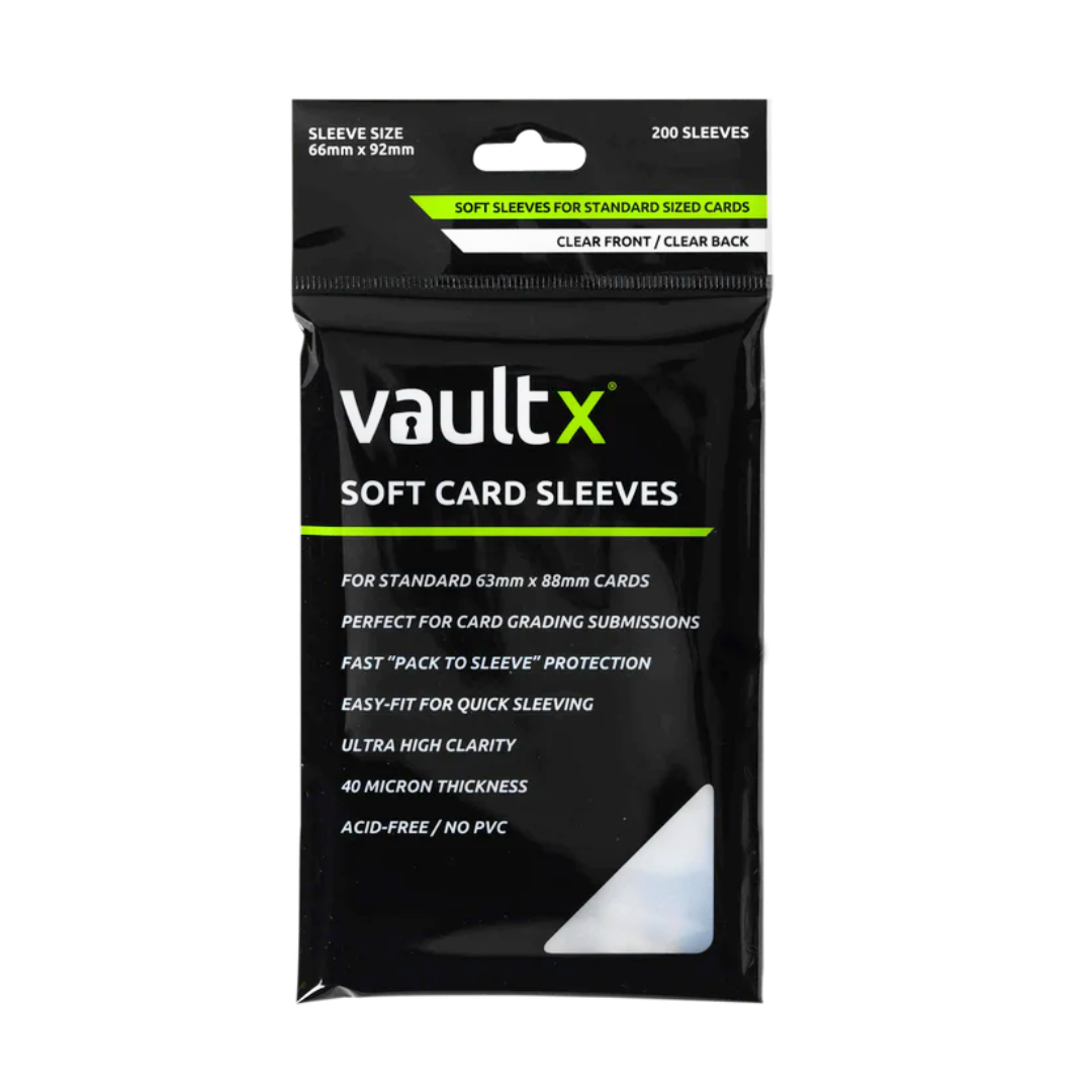 VAULT X SOFT CARD SLEEVES (200 PACK)